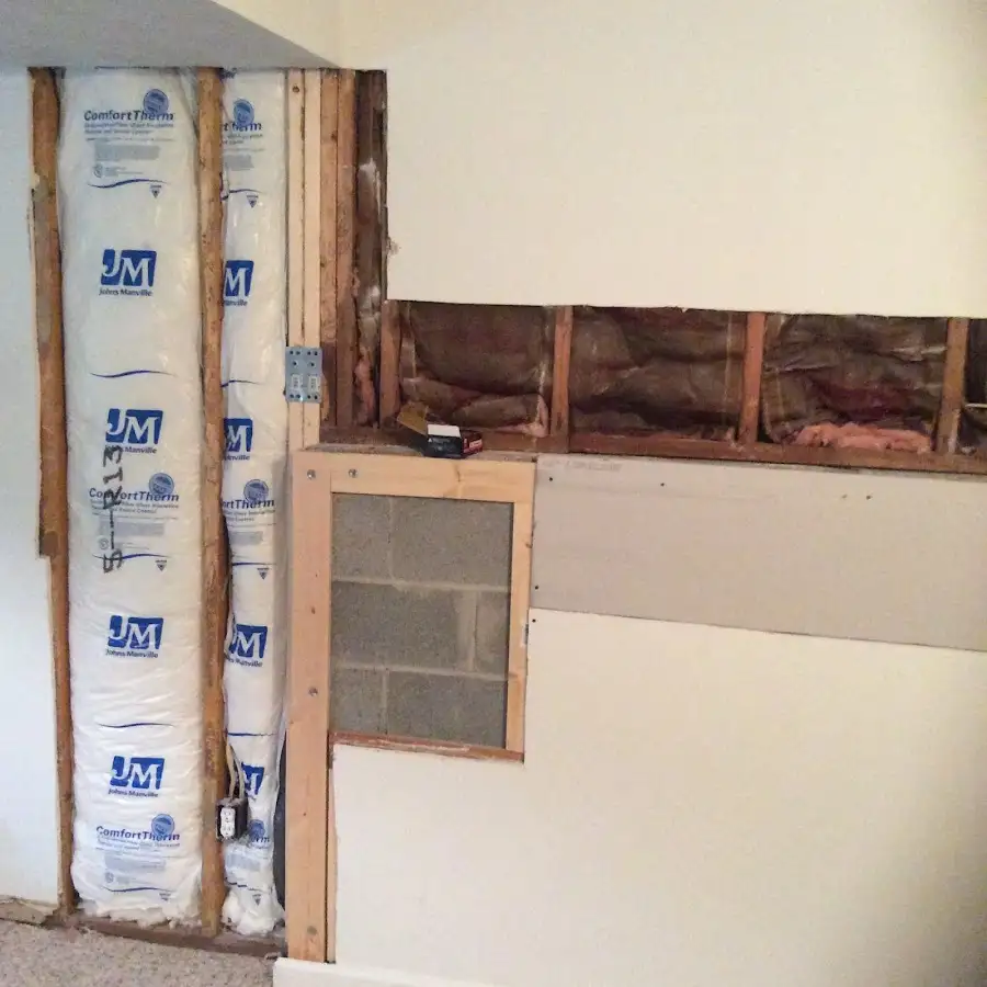 Wall insulation replacement during Odor Removal & Deodorization in Webster